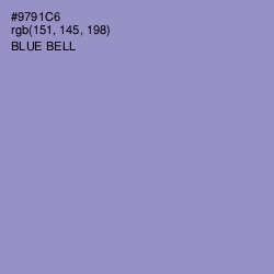 #9791C6 - Blue Bell Color Image